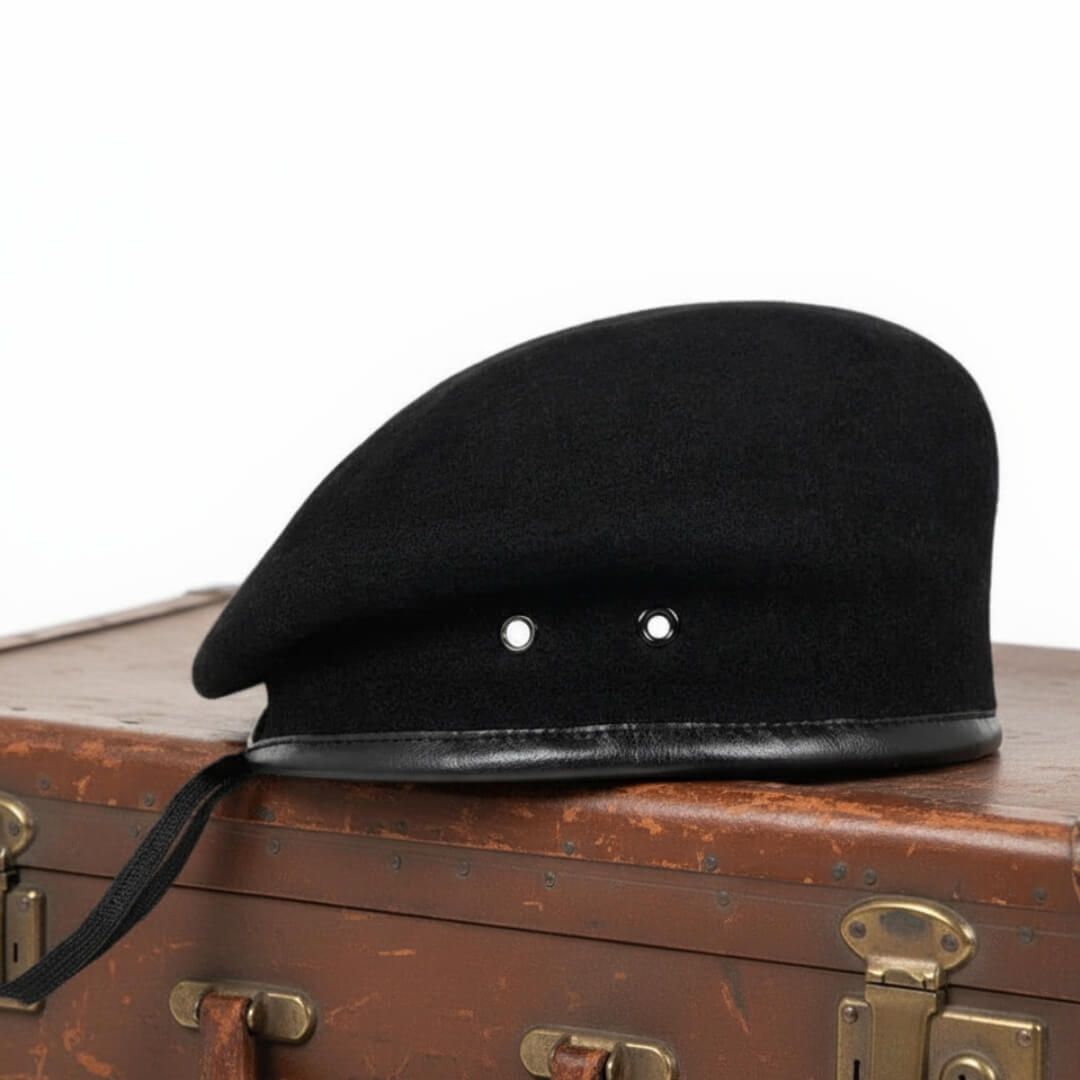 Wool Blend Military Beret | MARSEILLE