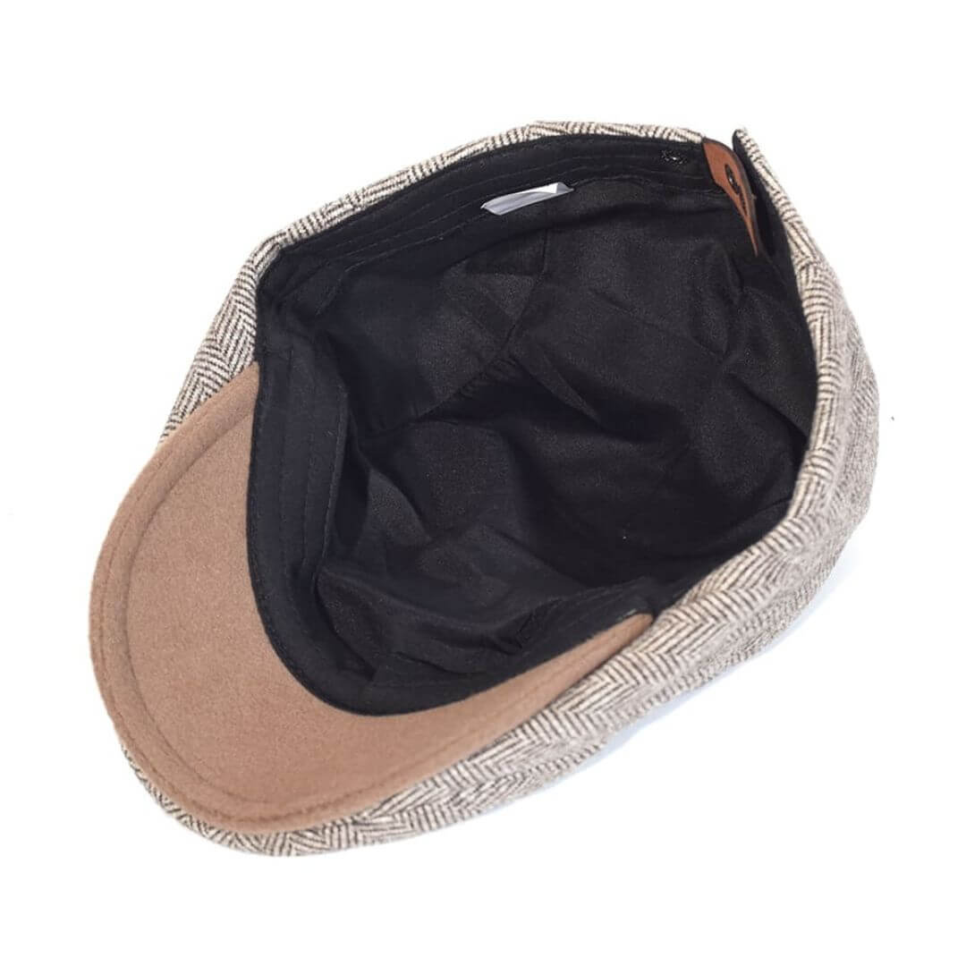 Wool Herringbone Ivy Cap | ROME