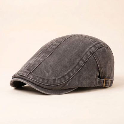 Denim Strip Cap