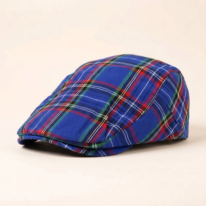 Festive Plaid Cap