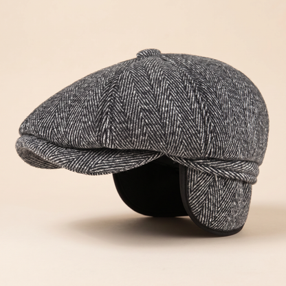 Herringbone Earflap Cap