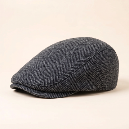 Herringbone Wool Cap