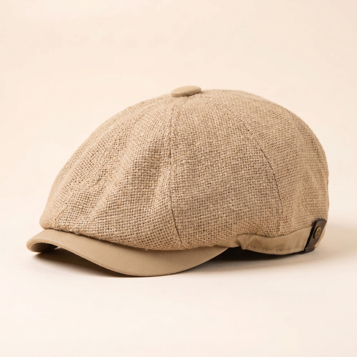 Linen Crown Cap