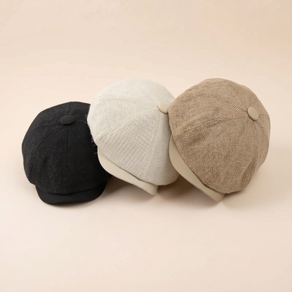 Linen Crown Cap