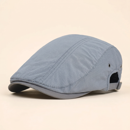 Pinstripe Cotton Cap
