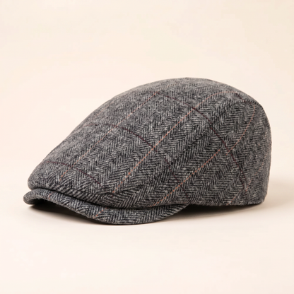Pinstripe Herringbone Cap